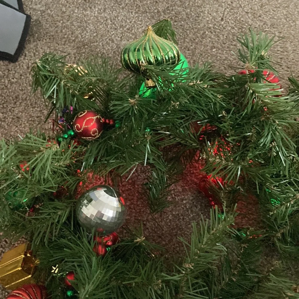 Strand Disney Mickey Mouse garland stairway wrap around.